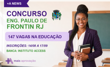 Imagem chamada para o post: Concurso Engenheiro Paulo de Frontin RJ: 147 vagas na Educação