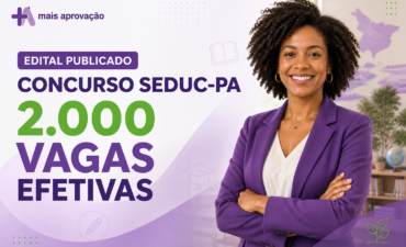 Imagem chamada para o post: Concurso SEDUC-PA: edital publicado com 2.000 vagas efetivas