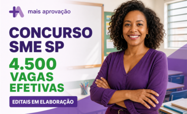 Imagem chamada para o post: Concurso SME São Paulo: 4.500 vagas efetivas para professores são autorizadas