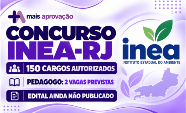 Imagem chamada para o post: Concurso INEA-RJ autorizado: 150 cargos e previsão de 2 vagas para pedagogo
