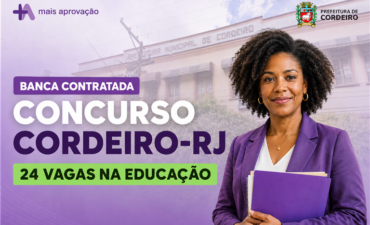 Imagem chamada para o post: Concurso Cordeiro-RJ: Instituto Seleção é contratado; 24 vagas na Educação