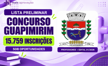 Imagem chamada para o post: Concurso Guapimirim: Access divulga 15.759 inscritos e concorrência por cargo