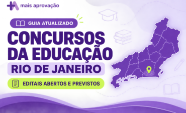 Imagem chamada para o post: Concursos da Educação no RJ: editais abertos e previstos em 2026