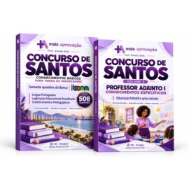 Imagem do Curso - Guia Esquematizado Professor Adjunto I – Santos 2026 – Banca IBAM