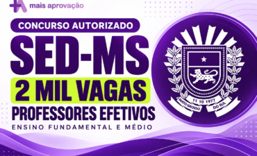 Imagem chamada para o post: Concurso SED-MS: 2 mil vagas para professores e edital previsto em novembro