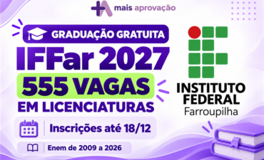 Imagem chamada para o post: Licenciaturas gratuitas no IFFar: 555 vagas para 2027